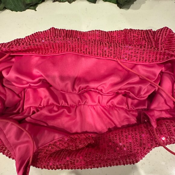 Pink Sequin Sleeveless Romper 2XL - Picture 6 of 7
